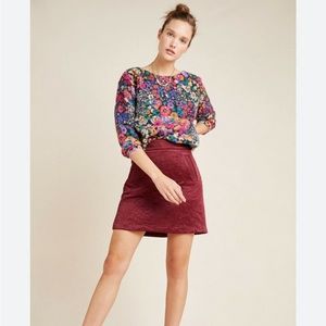 Anthropologie bouquet eyelash sweater. Size M. EUC